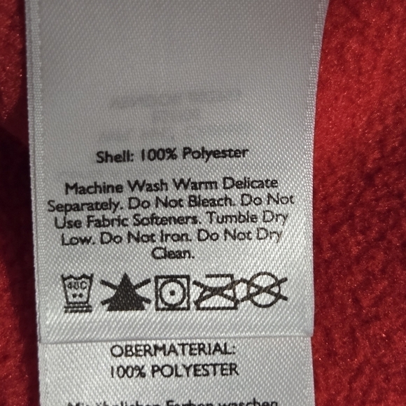 Eddie Bauer Womens Classic Pink Outdoor Full Zip Fleece Jacket Size Medium - Picture 6 of 8